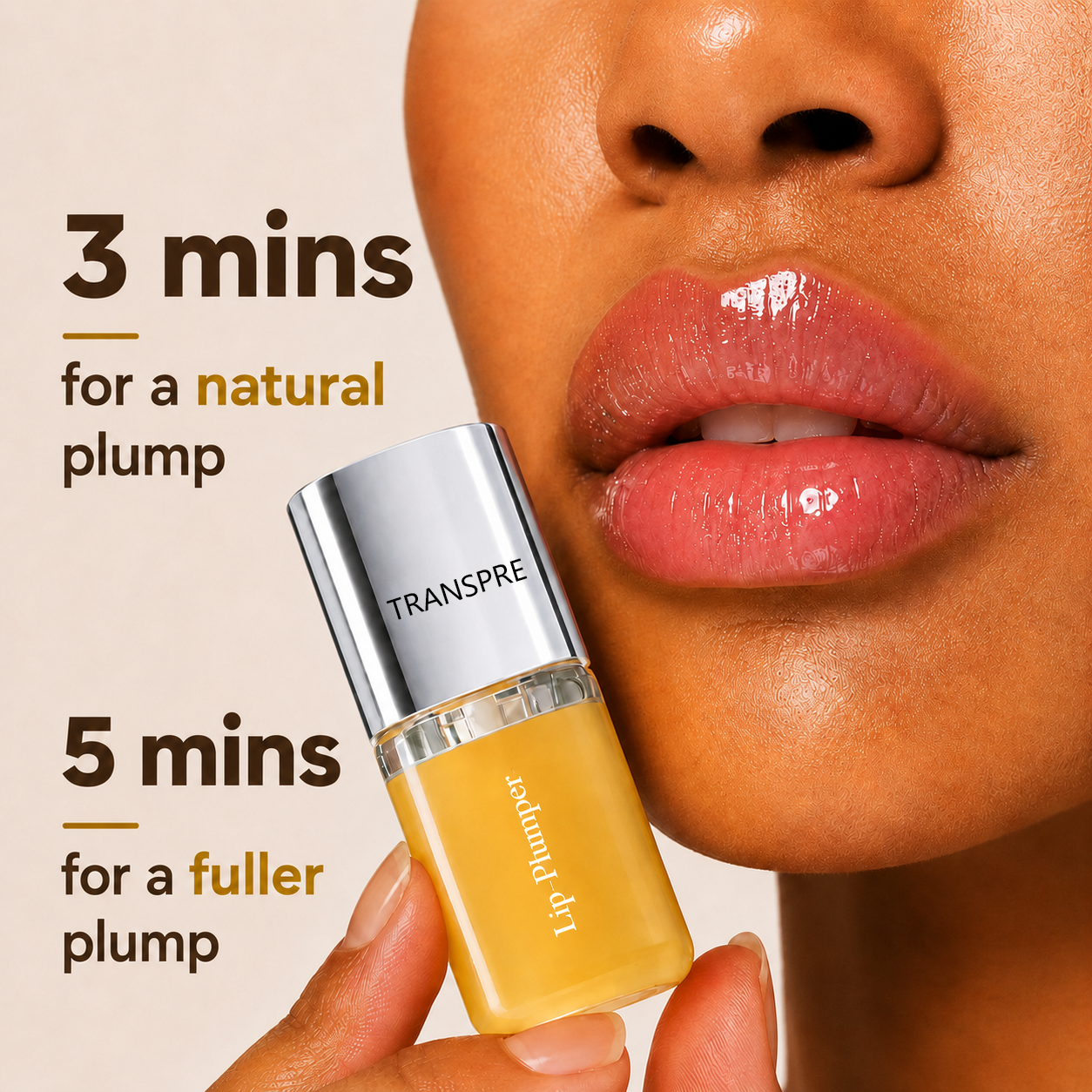 🔥LAST DAY 50% OFF💋Transpre Spicy Lip Plumper - Fuller-Looking Lip Plumper Gloss
