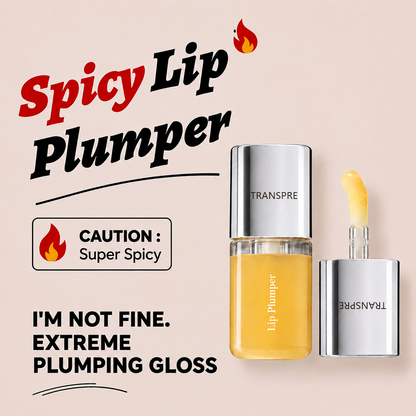 🔥LAST DAY 50% OFF💋Transpre Spicy Lip Plumper - Fuller-Looking Lip Plumper Gloss