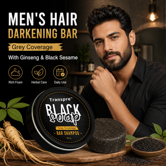 🔥 Limited Time Offer | Transpre™ Natural Gray Hair Darkening Shampoo Bar (2-Pack)