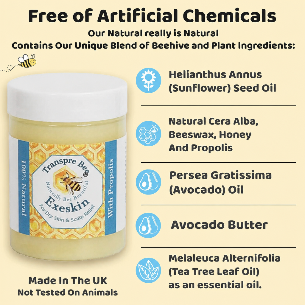 Transpre Bee 100% Natural skin Balm - Dry Skin & Scalp