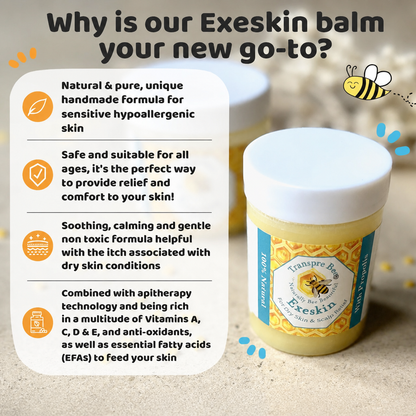 Transpre Bee 100% Natural skin Balm - Dry Skin & Scalp